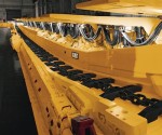 Cat plow longwall system set up on surface