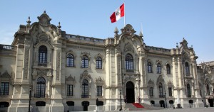 Shutterstock: Facade of President palace in Lima, Peru