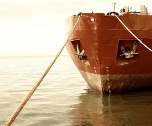 Ship moored port closed