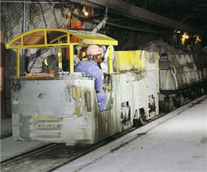 Diamond mine in Kimberley South Africa
