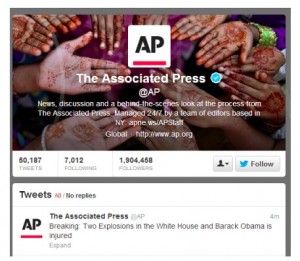 AP Fake Tweet