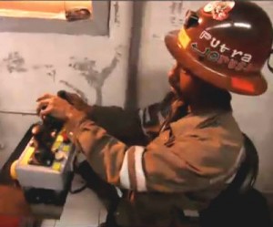 Grasberg mine worker