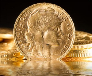 French gold coin