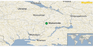 black iron map Shymanivske project Metinvest