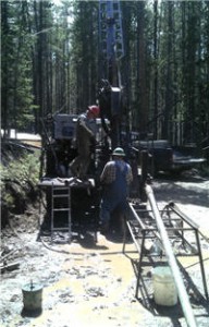 Lemhi Pass drilling