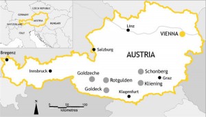 Noricum Gold assets in South-Central Austria