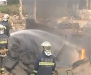 Chinese pipeline explodes