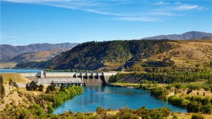 Aviemore hydroelectric dam, New Zealand