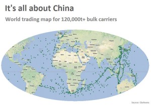 Chinese commodity trade indicator at all-time low