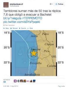 Chile’s mining area hit by 7.8 magnitude aftershock, President evacuated