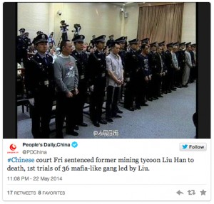 Former Chinese mining mogul sentenced to death