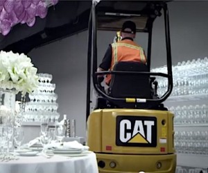 A bull in a china shop can be dangerous; this excavator isn’t