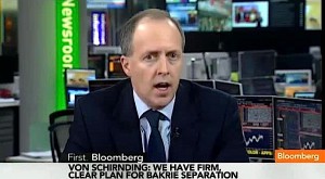 Asia Resource Minerals shows CEO von Schirnding the door