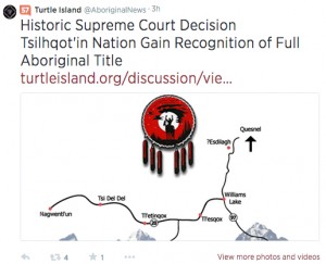 Canada’s Supreme Court grants aboriginal land claims