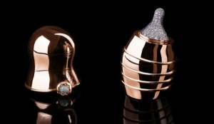 World’s most expensive baby bottle — made of gold and diamonds