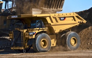 Caterpillar profit beats estimates but sales fall