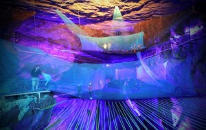 Old Welsh mine turned into giant trampoline park