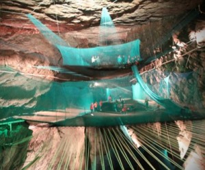 Old Welsh mine turned into giant trampoline park