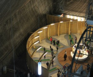 Abandon Romanian mine now an underground theme park