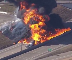 tanker fire michigan