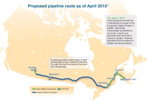 Groups ask Gov’t to suspend TransCanada Corp’s Energy East pipeline application