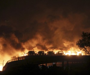 Huge blasts at Chinese port disrupts iron ore, oil shipments