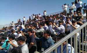 Caterpillar mining trucks tinaja hills mining testing grounds tucson