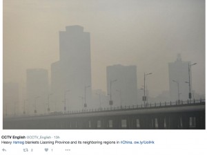 China smog at 'record' levels as coal burning for heating begins