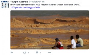 BHP hits fresh 7-year low as mud from Brazil disaster reaches Atlantic Ocean