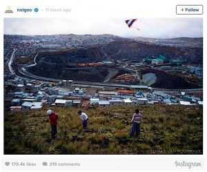 Giant mine pit ‘swallowing’ 400-year-old Peruvian town
