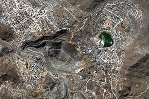 Giant mine pit ‘swallowing’ 400-year-old Peruvian town