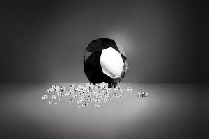 The world’s largest black diamond can now be seen in Dubai