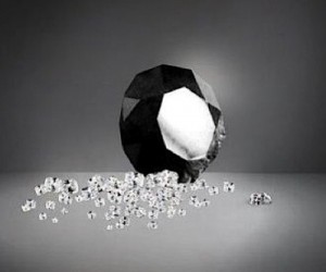 The world’s largest black diamond can now be seen in Dubai
