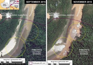 Devastation caused by illegal miners in Peru reaches national reserve