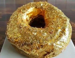 This NYC restaurant is selling gold-covered doughnuts
