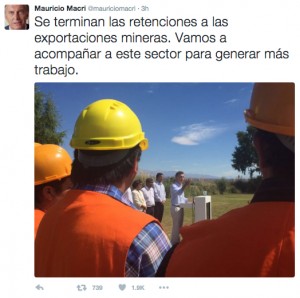 Argentina’s new government scraps mining taxes