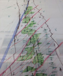 Site visit - Integra Golds's Lamaque Project - hand-drawn of the No. 4 Plug