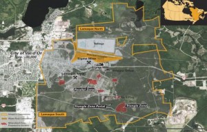 Site visit - Integra Golds's Lamaque Project - map