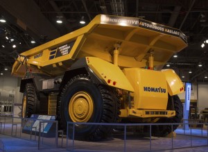 Komatsu launches innovative autonomous haulage vehicle at MINExpo 2016