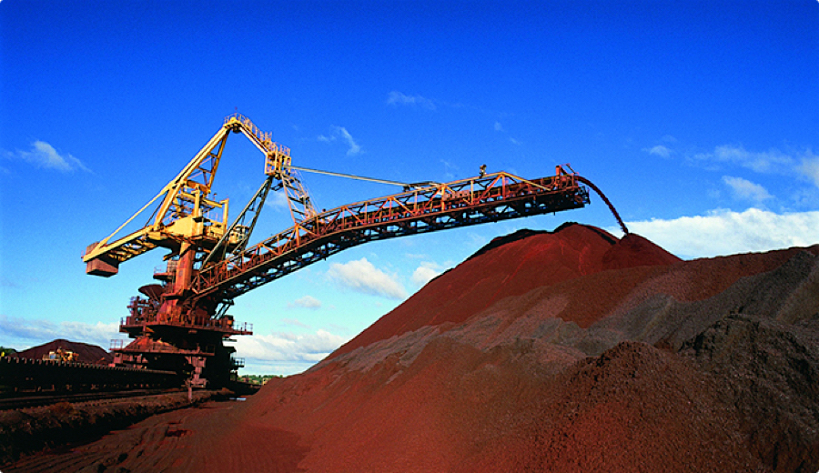 Iron ore price bounces back after sharp fall