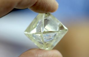 Diamcor just found this rare green diamond at S. Africa project