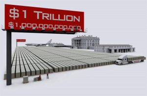 Infographic - One Trillion from a front angle