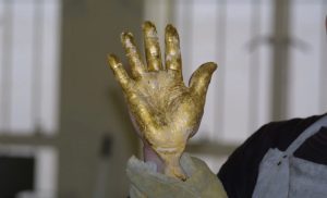 World's only gold cast of Nelson Mandela's hand could fetch up to $13 million