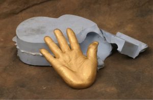 World's only gold cast of Nelson Mandela's hand could fetch up to $13 million