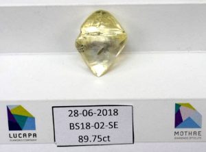 Lucapa digs up another large diamond, this time in Lesotho