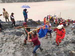 Mudslide at Myanmar jade mine leaves at least 126 dead