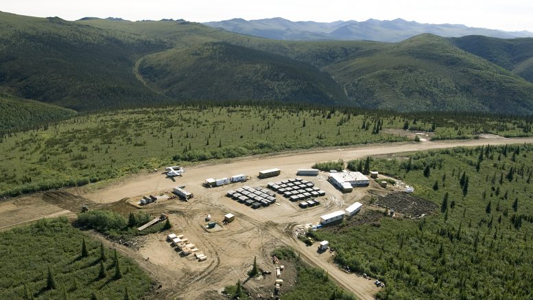 Western Copper and Gold's camp at the Casino project in the Yukon Territory. Credit: Western Copper and Gold.