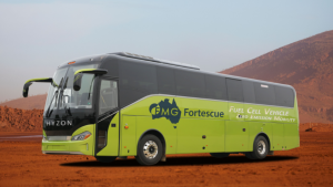 Fortescue adds hydrogen-powered coaches at Pilbara