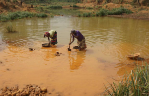 Artisanal miners in Africa
