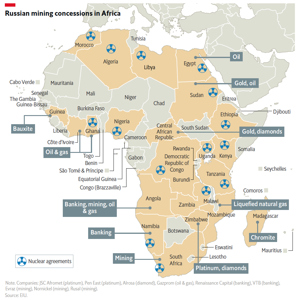 Africa’s domestic mining sector not severely impacted by sanctions against Russia – report